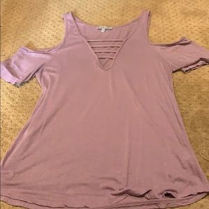Cold shoulder top